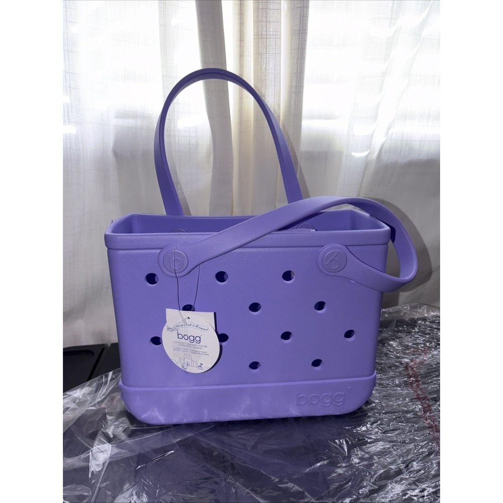 Bogg Bag Bitty Bogg Tote Bag - Salt Water Taffy Purple BRAND NEW WITH TAGS